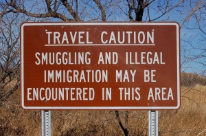 Smuggling Warning Sign